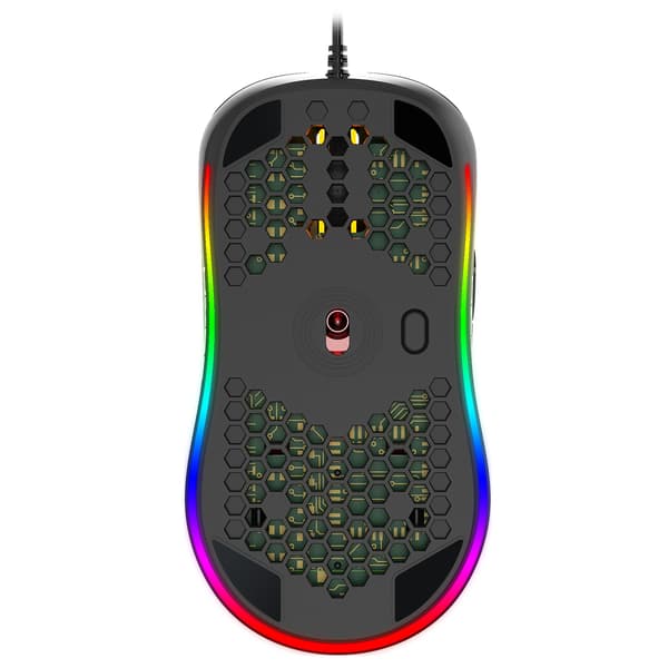RGB Luminous Macro Programmering Spelmus, 6 Knappar Att Stänga Av