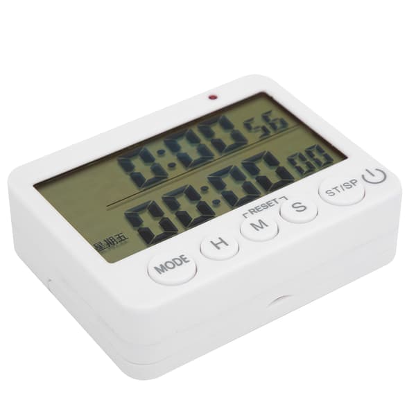 Timer Tid Påminnelse Klocka Liten Bärbar Köksverktyg Mute Vibration för Köksbakning