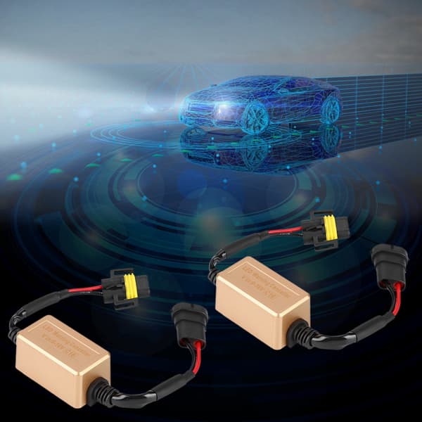1 Par C16 LED Hovedlys Dekoder Enhet Anti-Flimmer Motstander Feil Kansellerer