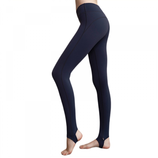 Smøragblødt varmt fløjlsstræk sømløst yogabukser (XL)
