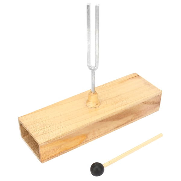 256HZ stemmegaffelinstrument for fysisk akustikkeksperiment med trebase