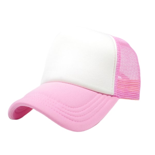 Tvåfärgad Trucker Hat Sommar Mesh Cap med Justerbar Snapbac T