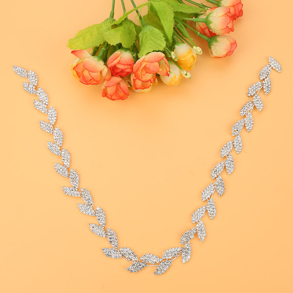 1 meter 1,5 cm bred Rhinestone Ribbon Treblad Design AAA Diamond Wrap Roll Dekorasjon