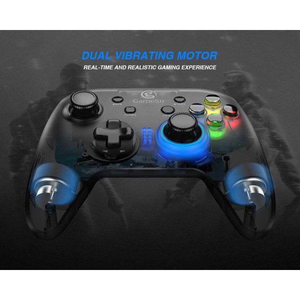 T4W Trådbunden spelkontroll Joystick för PC Windows 10/8/7 Dua