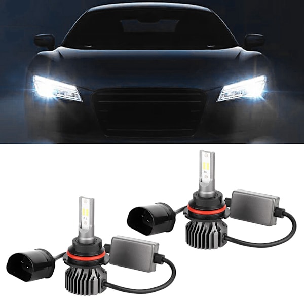 Bilmodifierade LED-strålkastare S1-serie 40W 6000LM 6000K Xenonvit (9007)