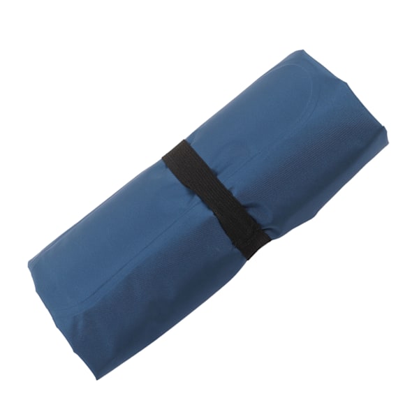 Oppblåsbar soveunderlag ergonomisk design fot oppblåsbar soveunderlag med oppbevaringspose for kontor utendørs camping marineblå