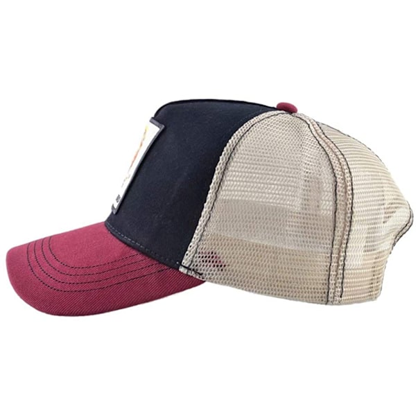 Unisex Djur Mesh Trucker Hat Snapback Broderad Patch Ba E