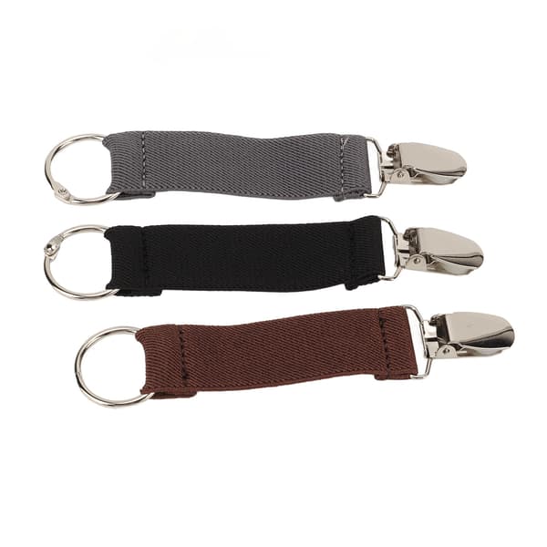 3 stk. Elastisk Hat Clip til Kvinder i Rustfrit Stål til Udendørsrejser, Hat Clip til Håndtaske, Rygsæk, Bagage, Sæt 1