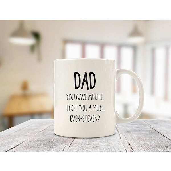 Pappa, jag köpte en mugg till dig - Rolig kaffemugg - Unika fars dag-presenter till pappa - Bäst
