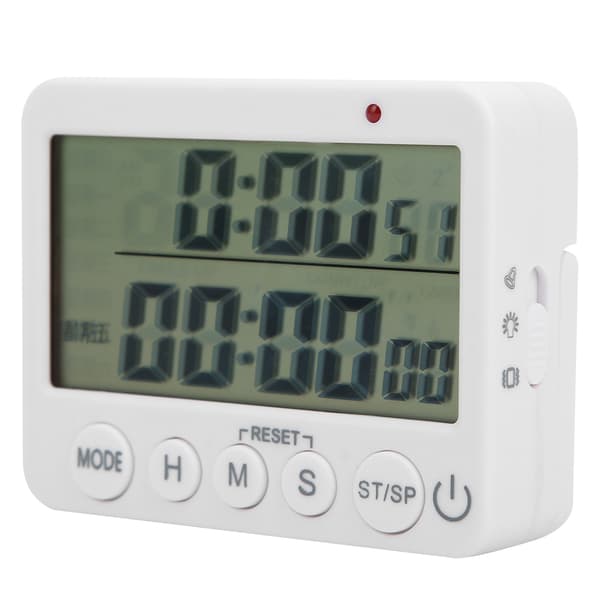 Timer Tid Påminnelse Klocka Liten Bärbar Köksverktyg Mute Vibration för Köksbakning
