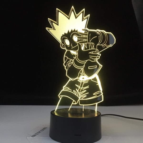 Hunter X Hunter 3D Illusion Natlyslampe med Smart Touch, Ideel Gave til Hjemindretning Børn