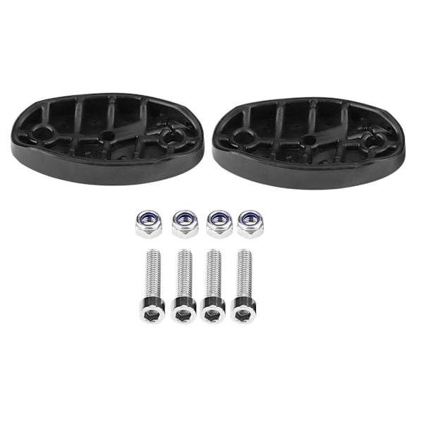 2 par 12-24V Rock Light Flood Beam LED Under Body Trail Rig Lys for SUV Båt Hvit Lys