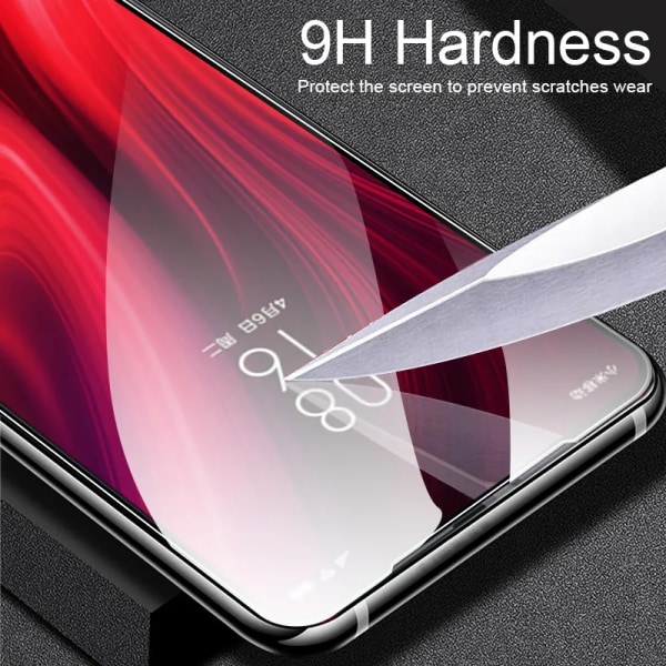 2 i 1 härdat glas för Xiaomi Mi9 SE skärmskydd kameralins