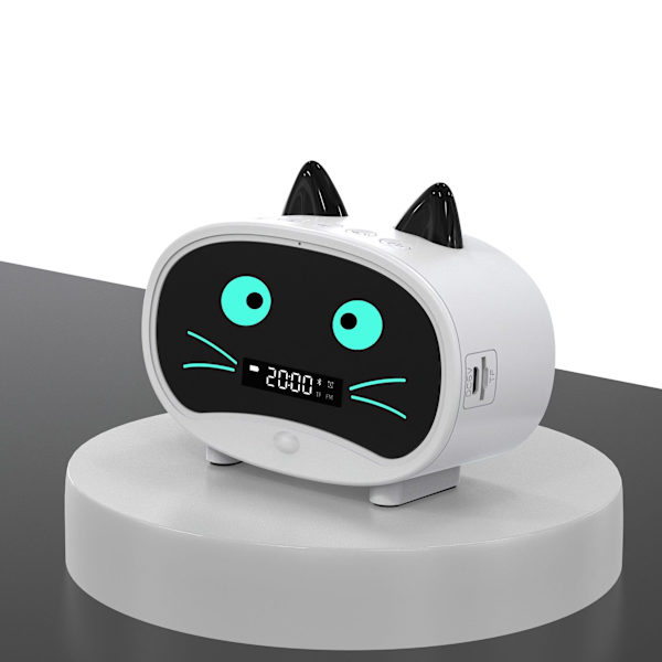 Bluetooth-yhteensopiva kaiutin Mini kannettava herätyskello Söpö