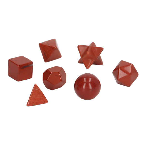 7 st chakra kristaller utsökta geometriska kristallstenar chakra healing kristaller kit för meditation hem inredning röd