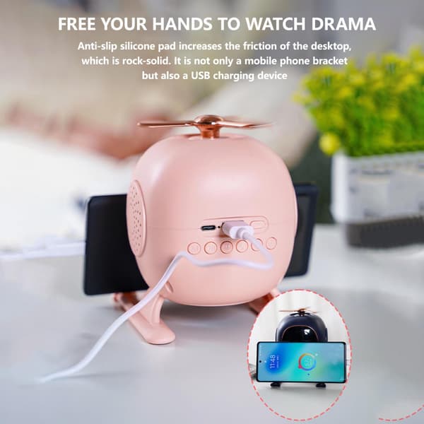 Högtalarväckarklocka, multifunktionell integrerad Bluetooth-högtalare