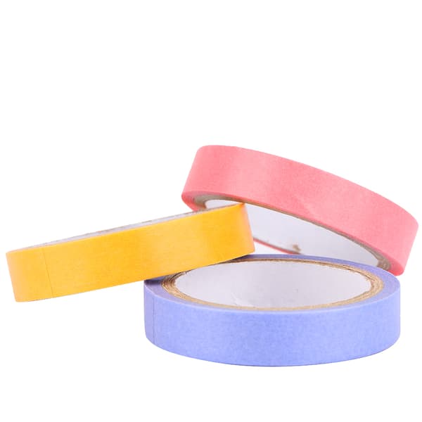 8 stk. Renfarget Student Mini Limstift Rull Kontormateriell Maskeringstape