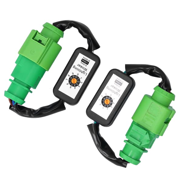 LED Baglygter Dynamisk Blinklys Adapter Kabeltrækbånd Blinkmodul Sæt Passer til A3 8V 2013‑2018