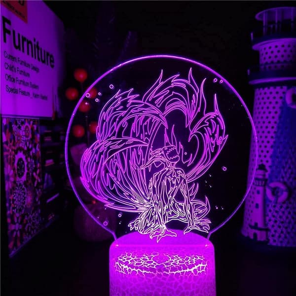 Naruto Ting Natlampe, 3D Illusion Smart Lampe, 16 Farve Ch
