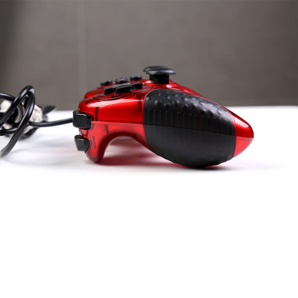 Ny spel fjärrkontroll joystick Gamepad PC trådbunden handkontroll, Andro Red