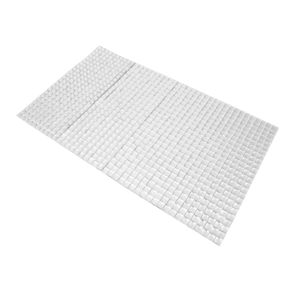 24*40cm Hotfix Rhinestone Sheet Banding Mesh Trim Sheet DIY Dekoration Tillbehör(Square 8mm)