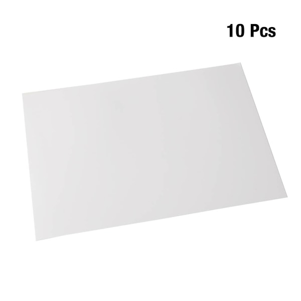 10 st Plast Värme Krymp Film Krympbar DIY Hand Making Craft Verktyg 20 x 29cm (Typ B)