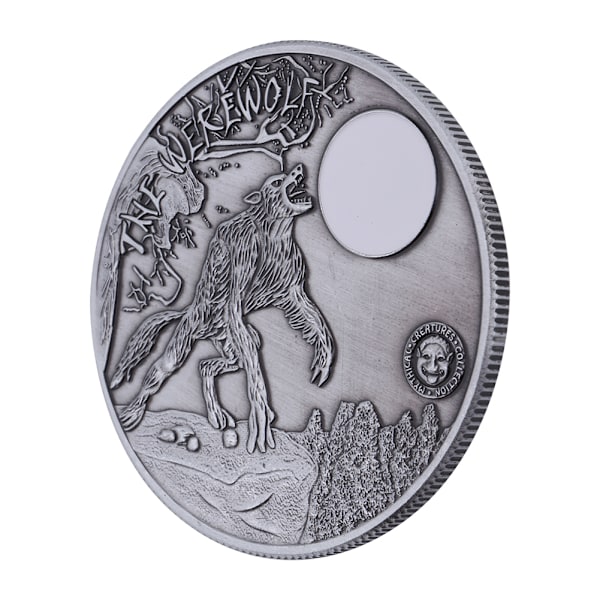 Samlarobjekt i metall, minnesmärke, souvenir, konstverk (varulv)