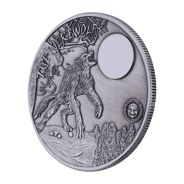 Samleobjekt Metal Mønt Souvenir Kunst Samling (Varulv)