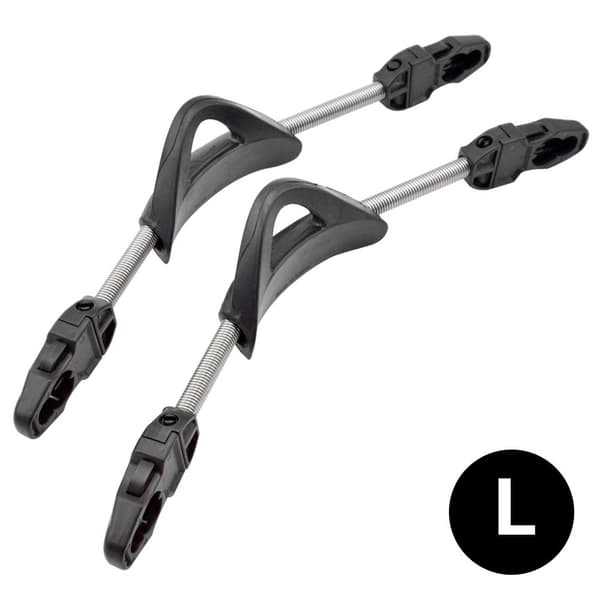 Universelle hælstropper udstyret med quick-release spænder, der tilbyder sikker og bekvem finnefastgørelse til problemfri undervandsoplevelser 32.5cm