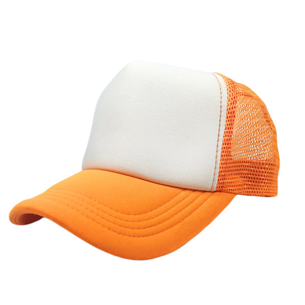 Tvåfärgad Trucker Hat Sommar Mesh Cap med Justerbar Snapbac Y
