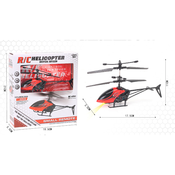 Fjärrkontrollhelikopter, flygplansleksak med höjdhållning