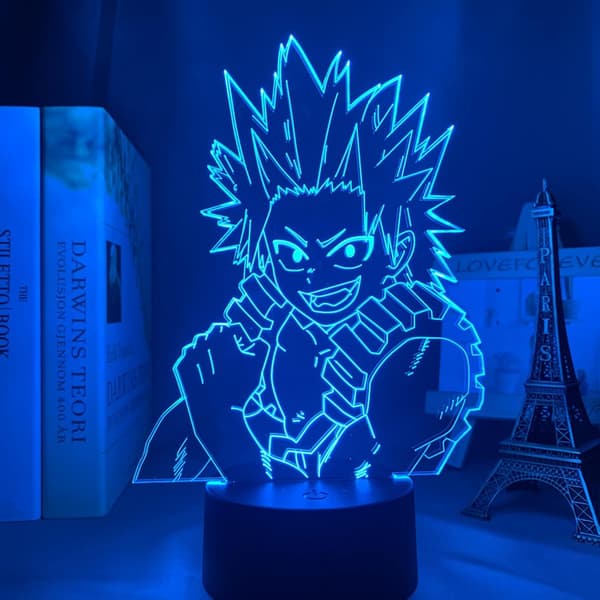 3D Nattlys 3D Illusjonslampe Eijiro Kirishima Led Natt L