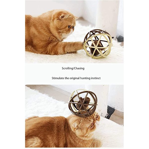 Katte Legetøjsbold, Katte Musebold Bur Katte Muse Legetøj Katte Interacti