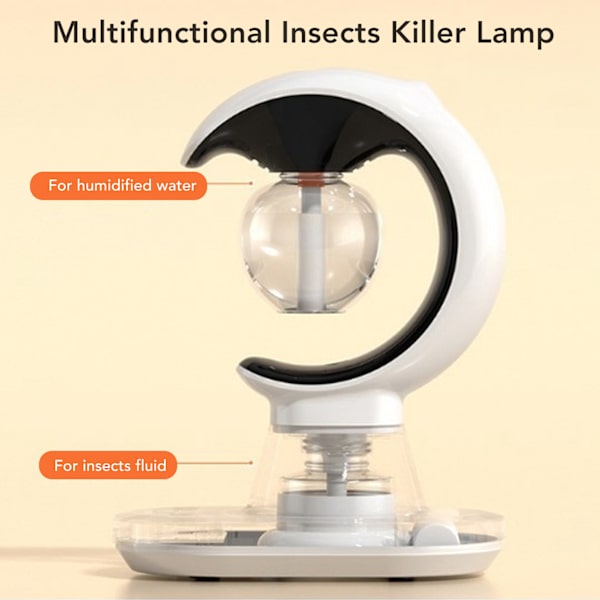 Insekt Killer Lampe Multifunktionel Effektiv Hvid Fælde Fly Lys Luftfugter til Hjem Soveværelse