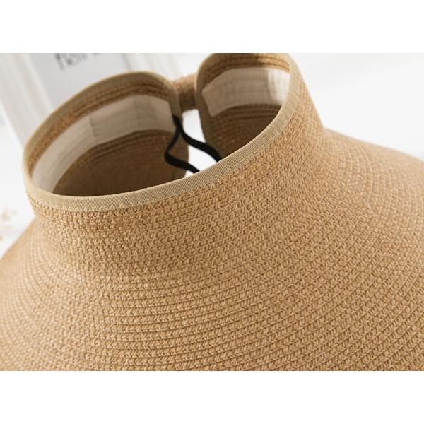 Dam solhatt med bred brätte i halm med UPF 50+ Khaki