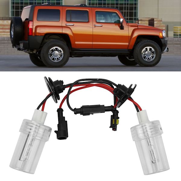 2 kpl 8000K Xenon-ajovalolamppuja HID-lamput 100W 6800LM D2S-liittimellä 12V autoille
