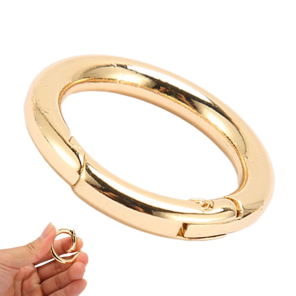 20 stk. fjederlåsringe - Moderne, elegante og innovative DIY kobberfjederlåsringe til halskæder, armbånd, ankelkæder og øreringe - Guld
