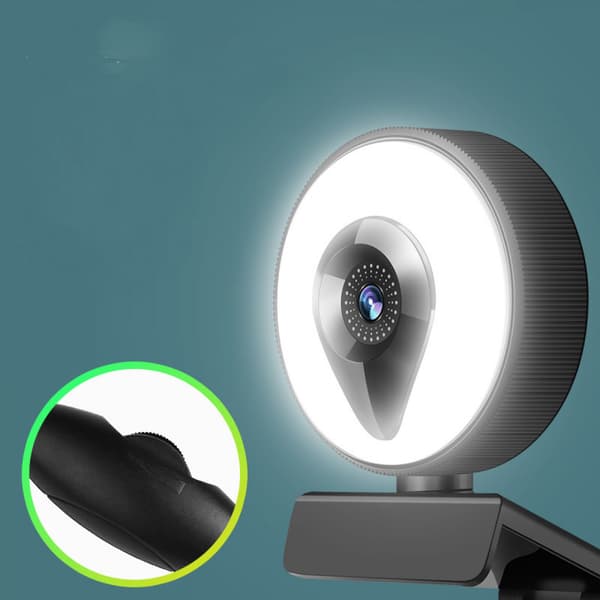 Usb 4k webbkamera med fyllningsljus