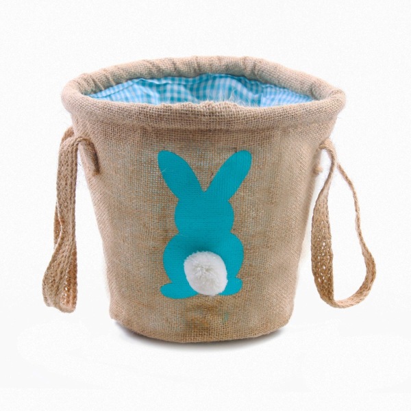 Påskäggkorg för barn Bunny Burlap Bag
