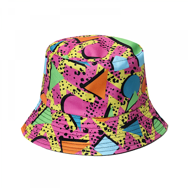 Hink med bred brätte Fashion solhatt Fällbar utomhus hinkhatt (kvinnor A