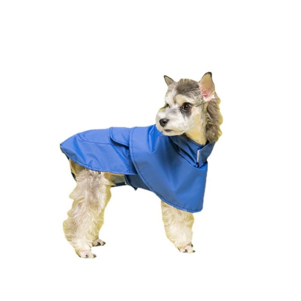 Dog Raincoat With Hood Cute Pet Poncho With Leash Hole Light