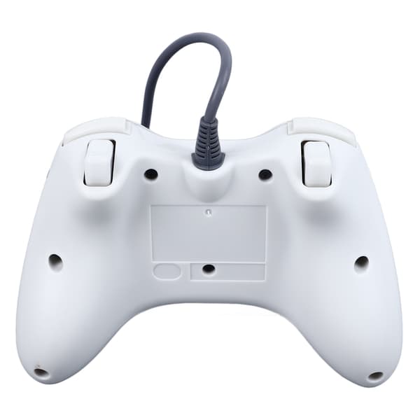 Kablet controller - Plug and Play - Nøjagtig kontrol - Ergonomisk design - Spilcontroller til pc - Hvid