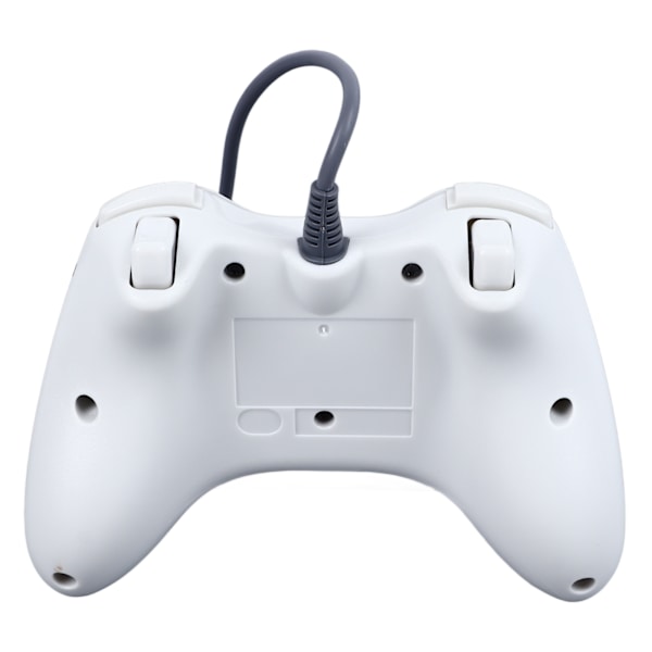Trådbunden handkontroll Plug and Play Exakt kontroll Ergonomisk design Spelkontroll för PC Vit