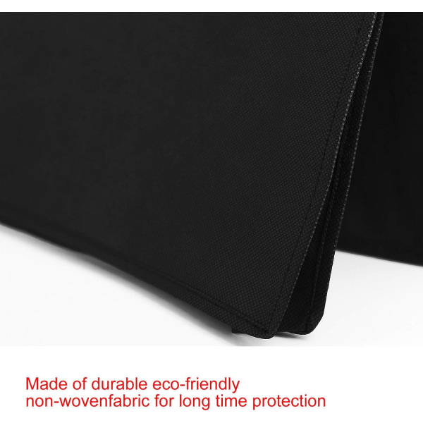 Silkeblød Nonwoven Monitor Støvcover til 27” 28” 29\" LED LCD Skærme Flad Panel HD Display (Størrelse: 28B x 18H x 4D) -Sort