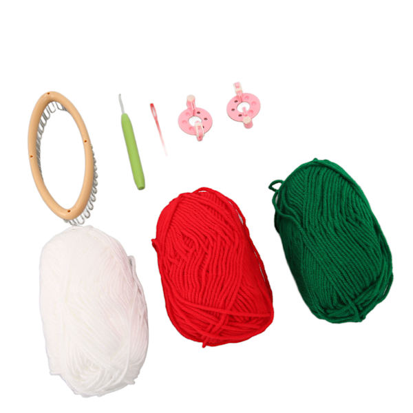 Sock Loom Kit 36 Pegs Stark Metall Enkel Användning Allmänt Använd Liten Stickning Loom Kit för Barn Familj DIY