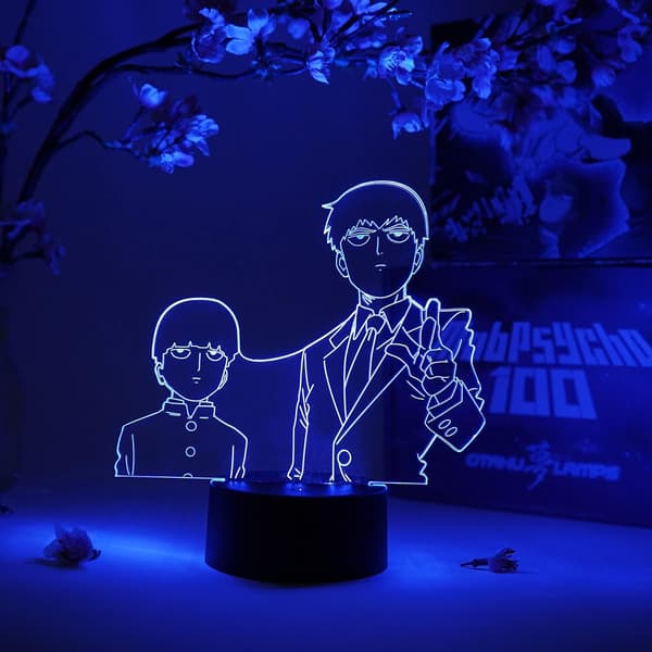 Mob & Reigen Otaku Lampe – Mob Psycho 100 – Anime Lampe Figur