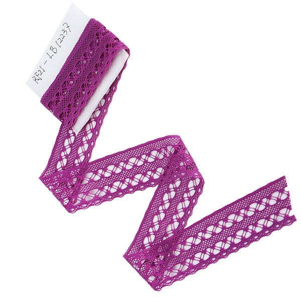 Pitsi Nauha Vaatteet Tarvikkeet Koristelu Käsityöt DIY Materiaalit 10 Jaardia 3cm Leveys Violetti