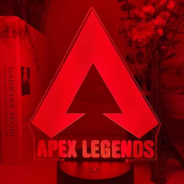 3D Apex Legends Natlampe LED Farveskiftende Lys til Gam