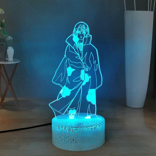 Naruto Kakashi Uchiha Sasuke 3D Illusion Natlampe Sm