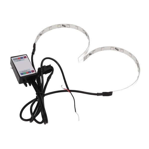 2 stk. Multifarget RGB LED Demon Eye Bluetooth APP-kontroll Halo Ring Frontlys for Bil